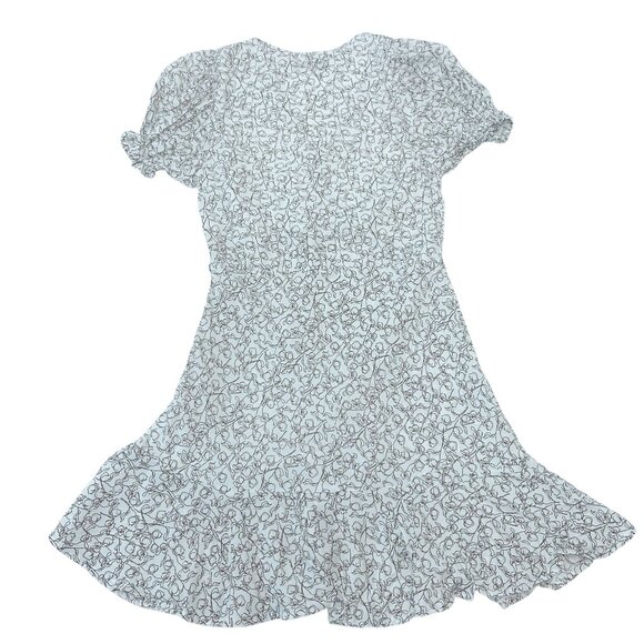 Faithfull the Brand Aurelia Mini Dress Micro Calla Umber XS US 2 NWT - Picture 2 of 15